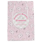 Meisje Roze Schattige Geesten Baby Halloween 1e Ve Medium Cadeauzakje (Voorkant)