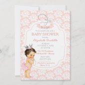  meisje Roze wit en grijs Kaart (Voorkant)