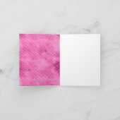 Meisje Roze Zeemeermin Bedankkaart (Binnen)