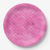  Meisje Roze Zeemeermin Papieren Bordje (Voorkant)