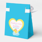 Meisje Rubber Duck Baby shower Treat Bedankdoosjes (Achterkant)