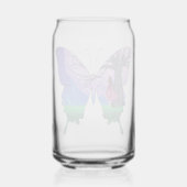 Meisje 's nachts in vlindervorm blikvorm glas (Achterkant)