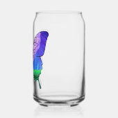 Meisje 's nachts in vlindervorm blikvorm glas (Links)