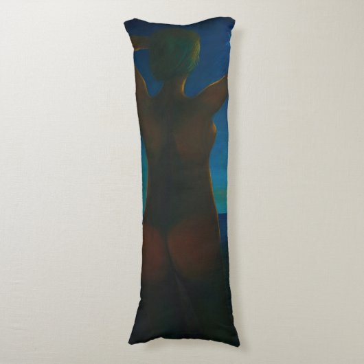 Meisje 's nachts lichaamskussen (Voorkant Verticaal)