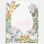 Meisje Safari Deken (Voorkant)