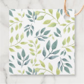 Meisje safari dieren boho baby shower bedankjes labels (Achterkant)