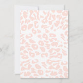 Meisje Safari Dieren Wild Een Eerste Verjaardag Kaart (Achterkant)