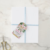 Meisje Safari Oerwoud Drive door Baby shower Parad Cadeaulabel (Met Touw)