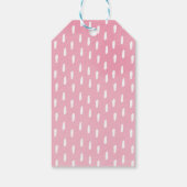 Meisje Safari Oerwoud Drive door Baby shower Parad Cadeaulabel (Achterkant)