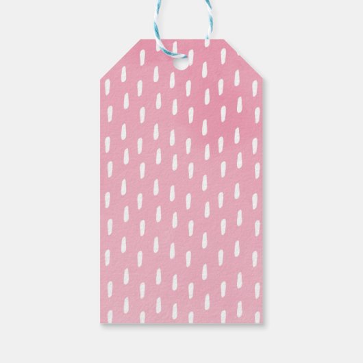 Meisje Safari Oerwoud Drive door Baby shower Parad Cadeaulabel (Achterkant)