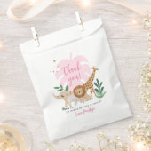 Meisje Safari Verjaardagsfeestje Dank u Cadeau Lab Bedankzakje (Geknipt)