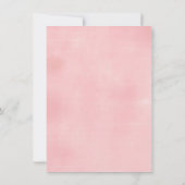 Meisje safari wild een verjaardag uitnodiging (Achterkant)