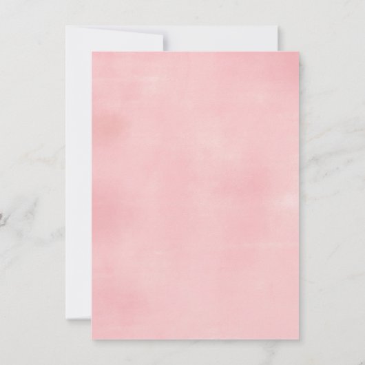 Meisje safari wild een verjaardag uitnodiging (Achterkant)