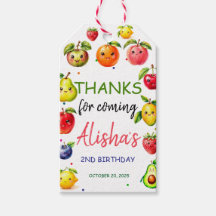 Meisje Schattig Fruit Verjaardag