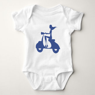 Meisje Scooter blauw Romper