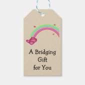 Meisje Scout Bridging Gift Labels Cadeaulabel (Voorkant)