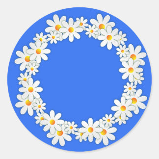 Meisje Scout Daisy Ronde Sticker