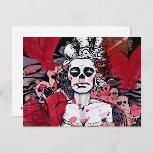 "Meisje" serie Briefkaart (Voorkant / Achterkant)