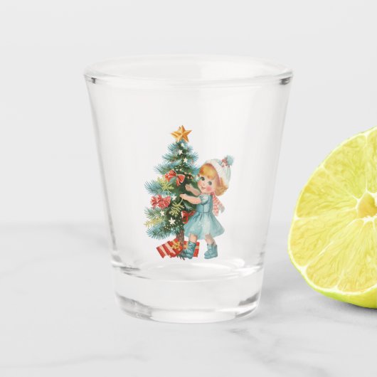  meisje shot glas (Voorkant)