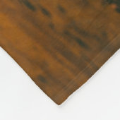 Meisje silhouet, zee zonsondergang, vrijheid. fleece deken (Hoek)