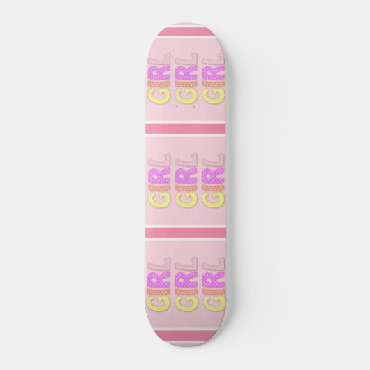 Meisje Skateboard (Voorkant)