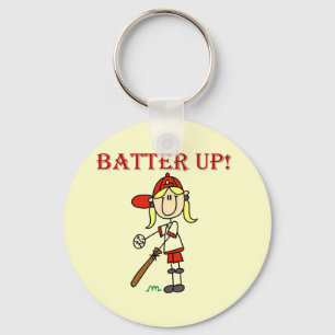 Meisje Sla Op Honkbal T-shirts en Cadeaus Sleutelhanger