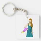 meisje sleutelhanger (voorkant)