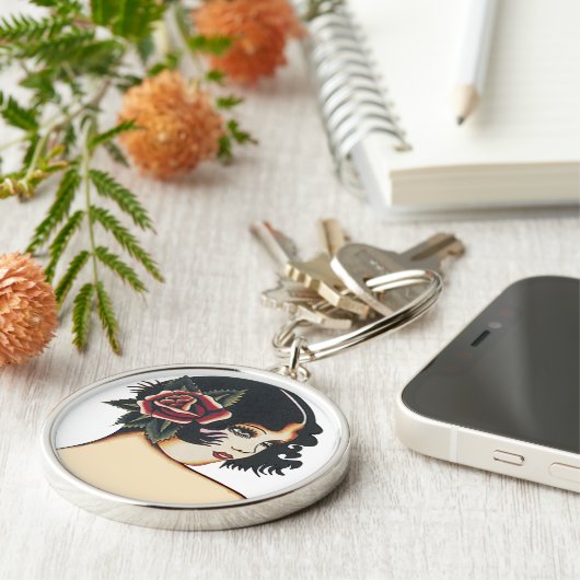  meisje sleutelhanger (Zijkant)