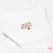 Meisje Slumber Party Sticker (Envelop)