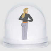 meisje sneeuwbol (Voorkant)