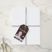 Meisje Sneeuwvlok Baby shower Favor Gift Labels Cadeaulabel (Met Touw)