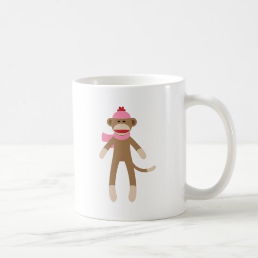 meisje sock aap koffiemok (Rechts)