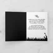 Meisje Softbal Speler Afstuderen met Fiery Bat Kaart (Binnen)