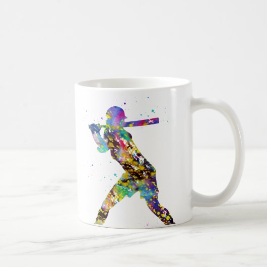 Meisje Softbal Speler Koffiemok (Rechts)