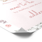 Meisje Some Bunny Baby Shower Envelop Station Poster (Hoek)