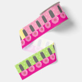Meisje Spa Verjaardagsfeestje Grosgrain Lint (Achterkant)