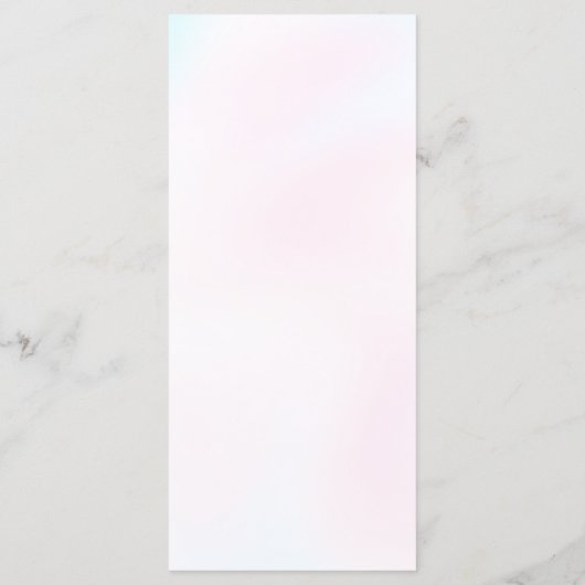 Meisje Spa Verjaardagsfeestje Menu (Achterkant)