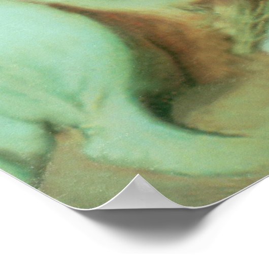 Meisje speelt een viool poster (Hoek)