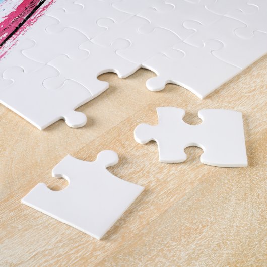 Meisje speelt viool legpuzzel (Zijkant)