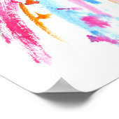 Meisje speelt viool poster (Hoek)