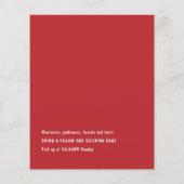 Meisje Spel Nacht Videospel Sleepover Party Invita Flyer (Achterkant)