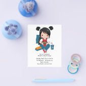 Meisje Spel Nacht Videospel Sleepover Party Invita Flyer (Enkel)