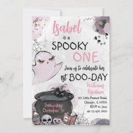 Meisje Spooky One Halloween Verjaardag Kaart