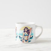 Meisje Sport & Surfen Espresso Kop (Rechts)