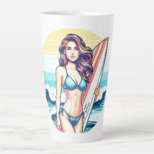 Meisje Sport & Surfen Latte Mok