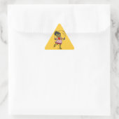 Meisje springen touw sticker (Tas)