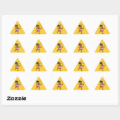 Meisje springen touw sticker (Vel)