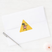 Meisje springen touw sticker (Envelop)