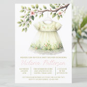 Meisje Springtime Wildflower Dress Baby shower Kaart