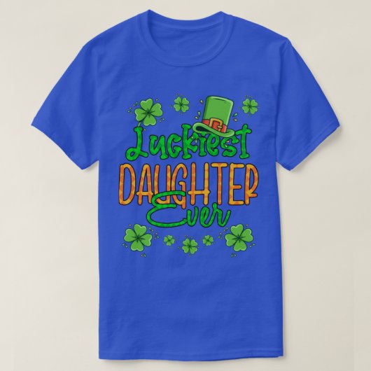 Meisje St Patrick Day Lucigste dochter uit St Patr T-shirt (Design voorkant)